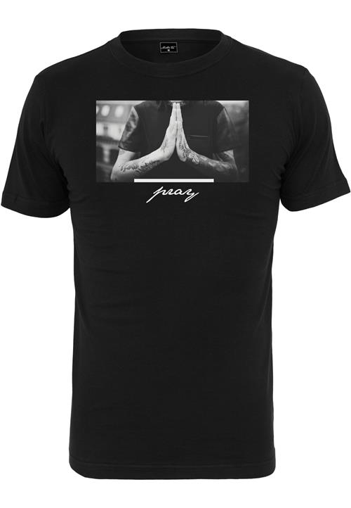 Se Mister Tee Shirts  grå / sort / hvid hos About You