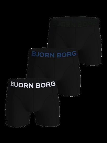 Björn Borg Organic Cotton Stretch Boxers 3-pack Sort, L