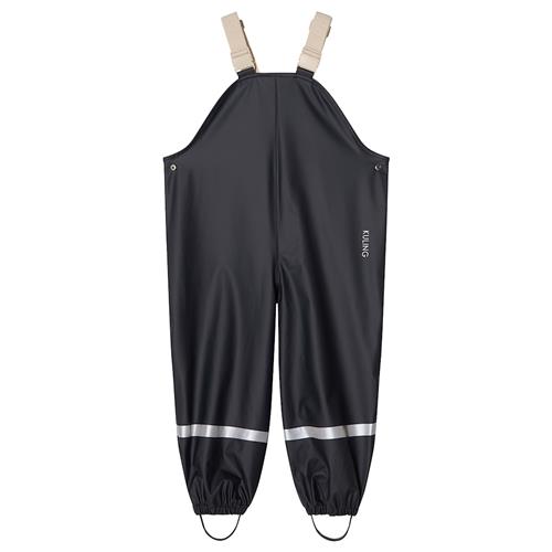 Kuling San Marino Uforede Regnbukser Black  Black-134/140 cm  Sort  134/140 cm  Drenge, Piger
