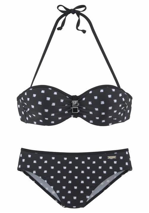 Se LASCANA Bikini  sort / hvid hos About You