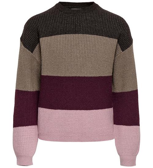 Kids Only Bluse - Strik - Noos - KogSandy - Keepsake Lilac/Winet