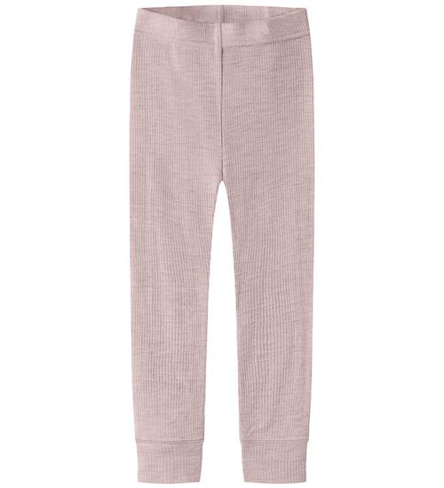 Name It Leggings - Uld - Rib - Noos - NmnWax - Violet Ice