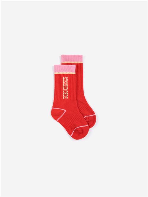 Bobo Choses Lange Strømper Red  Red 20-22 EU  Rød  20-22 EU  Drenge, Piger