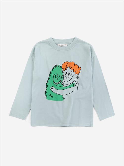 Bobo Choses Hug Hairy Monster T-shirt Light Blue  Light Blue 10-11 Y  Blå  10-11 år  Drenge