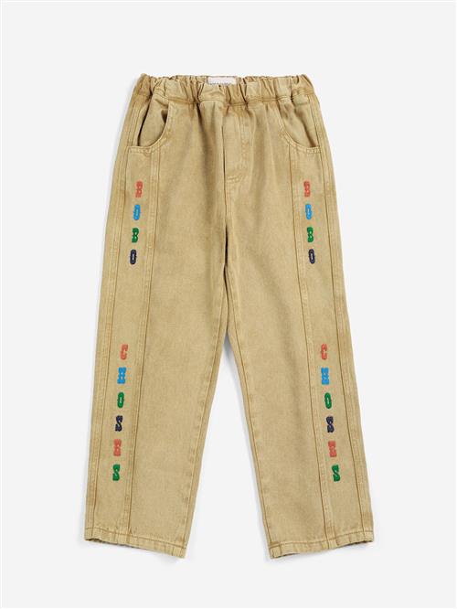 Bobo Choses Bukser I Twill Khaki  Khaki 8-9 Y  Brun  8-9 år  Drenge