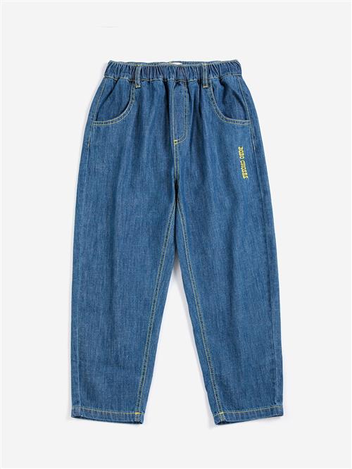 Bobo Choses Taxi Saurus Jeans Midnight Blue  Midnight Blue 10-11 Y  Blå  10-11 år  Drenge
