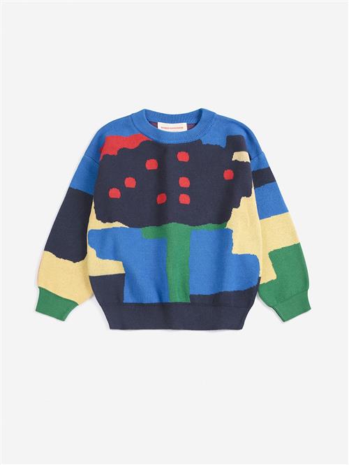 Bobo Choses Paint Forest Jacquard-trøje Multicolor  Multicolor 6-7 Y  Gul  6-7 år  Drenge, Piger