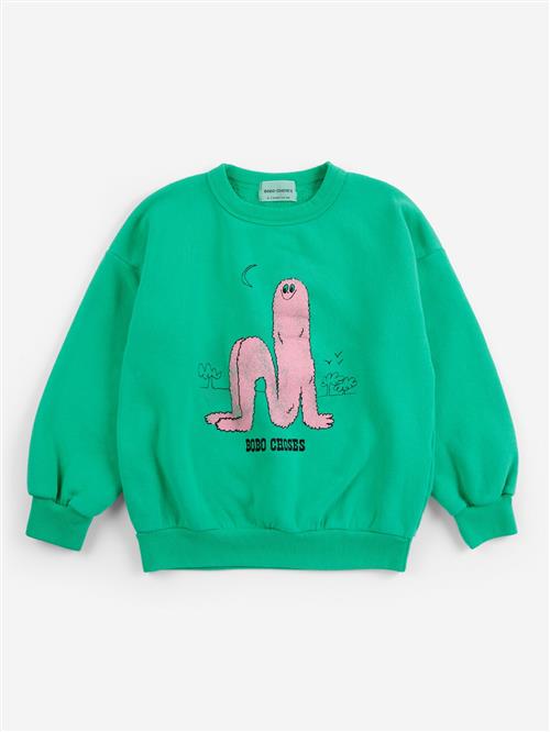Bobo Choses Sweatshirt Green  Green 6-7 Y  Grøn  6-7 år  Drenge