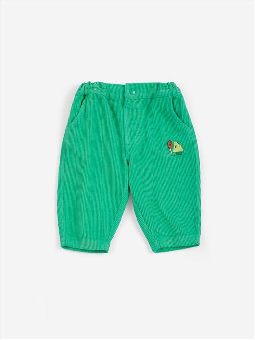 Bobo Choses Mush Monsters Duo Corduroybukser Green  Green 3 Months  Grøn  3 måneder  Drenge, Piger