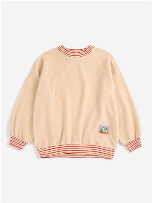 Bobo Choses Taxi Saurus Sweatshirt Light Pink  Light Pink 6-7 Y  Lyserød  6-7 år  Drenge, Piger