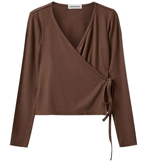 Sofie Schnoor Cardigan - Rib - Viskose - JoodySY - Brun