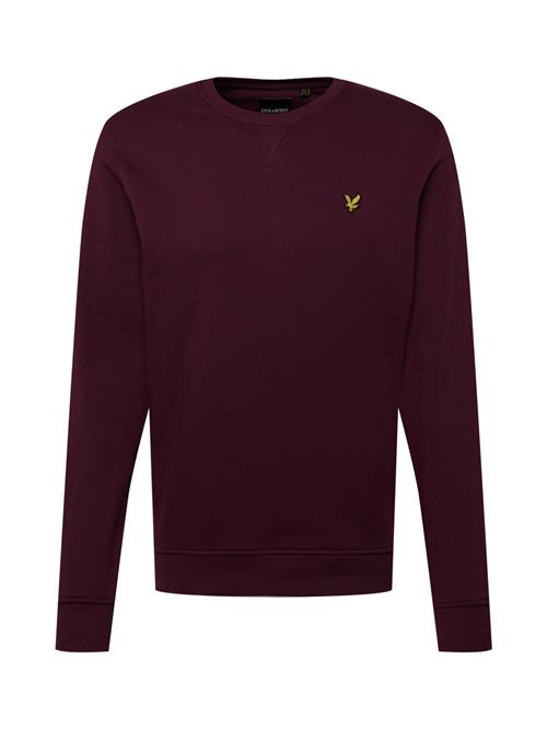 Lyle & Scott Pullover  gul / burgunder / sort