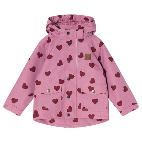 Kuling Stockholm Skaljakke Mauve Hearts  Mauve Hearts-80 cm  Lyserød  80 cm  Drenge, Piger