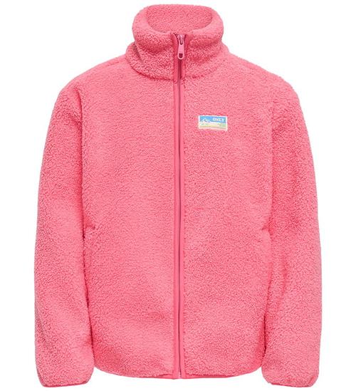 Kids Only Fleecejakke - KogEva - Pink Lemonade