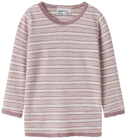 Name It Bluse - Uld - NmfWang - Snow White/Violet Ics/Toadstool