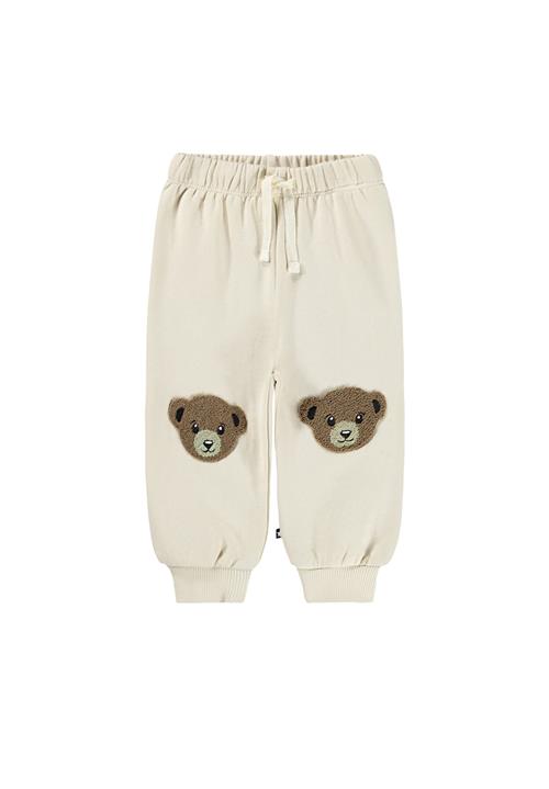 Molo GOTS Simeon Joggingbukser White Noise  White Noise 74 cm  Hvid  74 cm  Drenge, Piger
