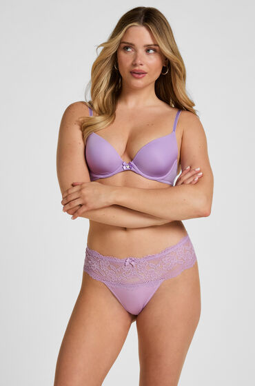 Hunkemöller Florence Lace hipster g-streng Lilla