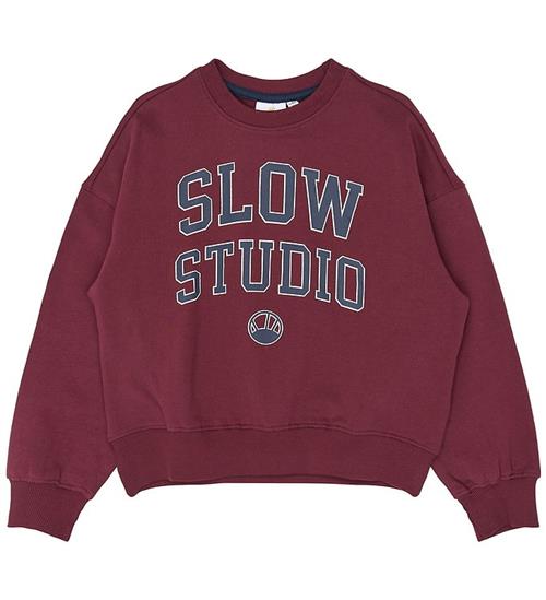 The New Sweatshirt - TnValerie - Burgundy m. Print