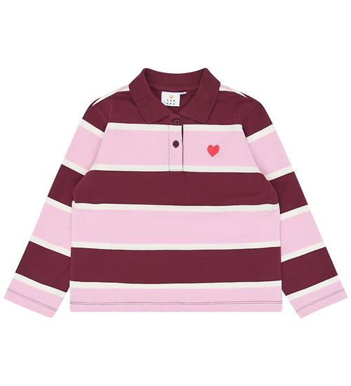 The New Polo - TnVidette - Burgundy Striped