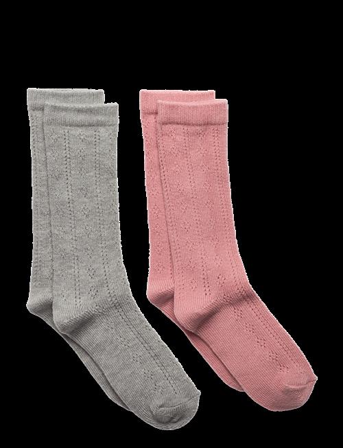 Minymo | Knee Socks Pointelle (2-Pack) | 19/22