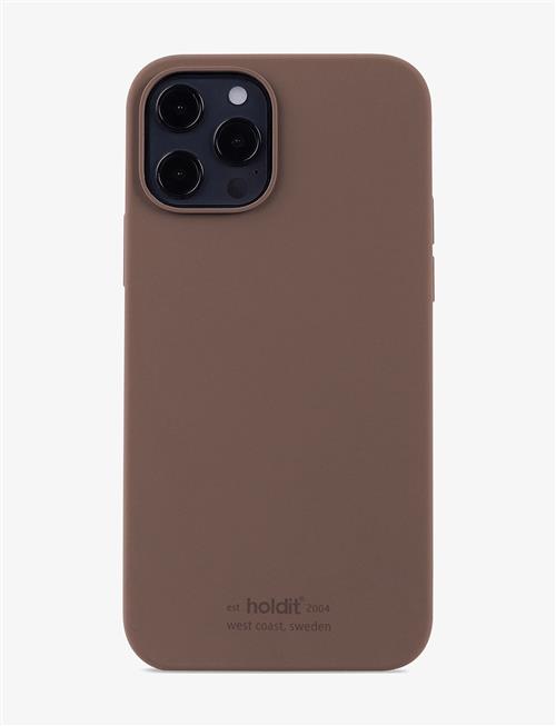 Holdit | Silicone Case Dark Brown | IPHONE 12-12PRO