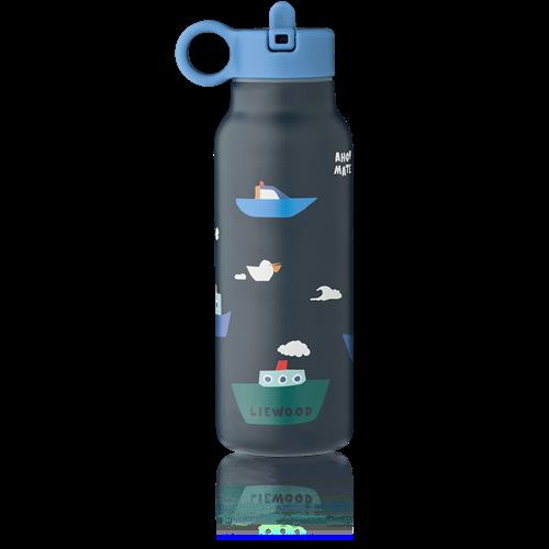 Liewood Falk Vandflaske 350 Ml Sailing / Classic Navy  Sailing / Classic Navy-One Size  Marineblå  One Size  Drenge, Piger