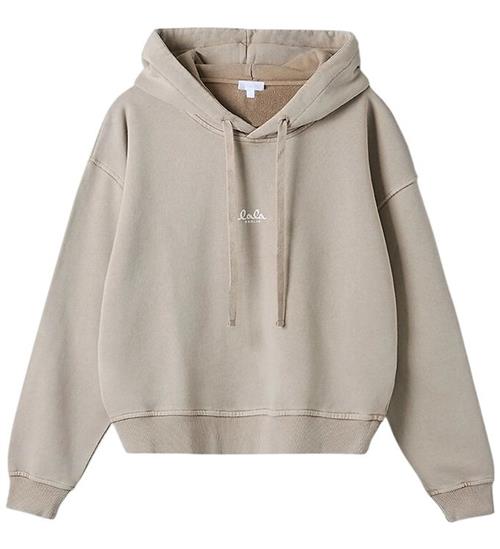 Lala Berlin Hættetrøje - Washed Beige