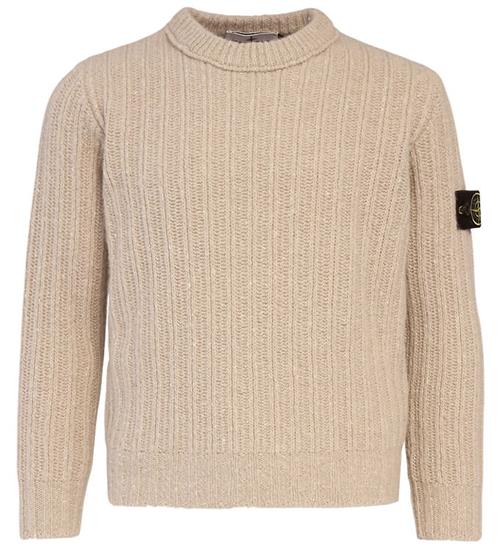 Stone Island Bluse - Uld/Polyamid - Plaster