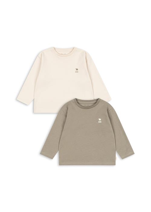 Konges Sløjd 2-pak Langærmede T-shirts Laurel Oak  Laurel Oak-2Y  Grøn  2 år  Piger
