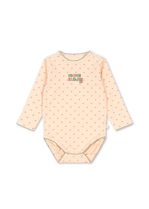 Konges Sløjd GOTS Basic Langærmet Body Teddy Coeur  Teddy Coeur-2Y  Lyserød  2 år  Piger