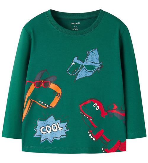 Name It Bluse - NmmLucius - Evergreen