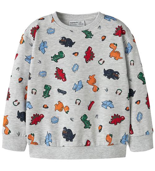Name It Sweatshirt - NmmLeon - Light Grey Melange