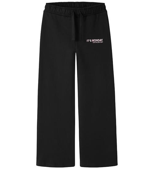 Name It Sweatpants - Wide - NkfLioca - Black