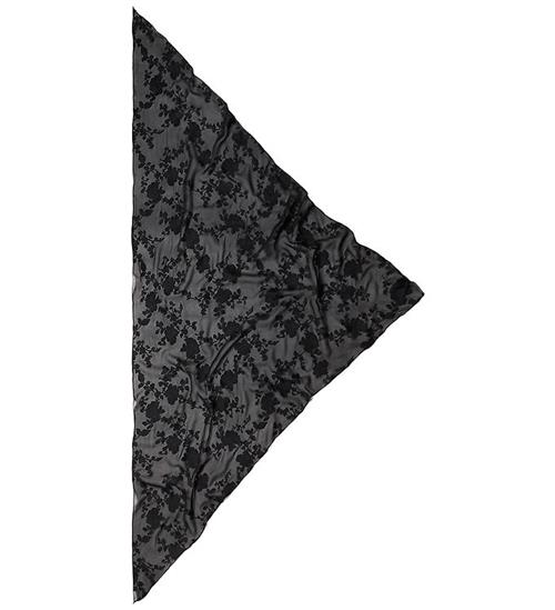 Lala Berlin Tørklæde - Viskose - 130x62 cm - Lace Garden Black