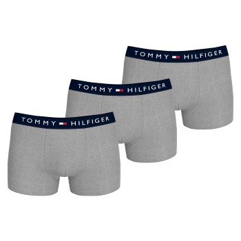 Tommy Hilfiger 3P Original Trunks Grå bomuld Large Herre