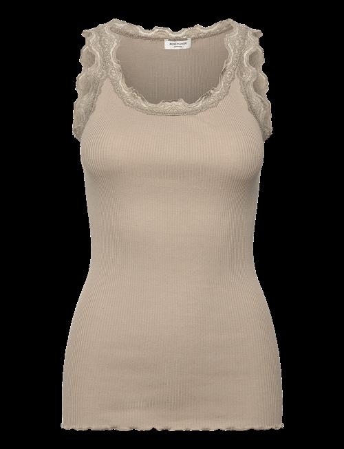 Rosemunde | Rwbabette Silk Sl U-Neck Long Lace Top | S