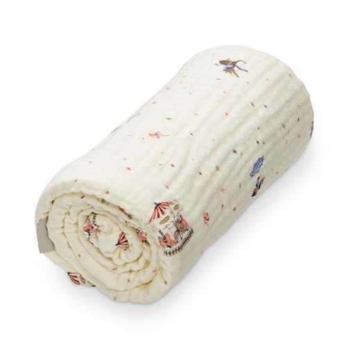 Cam Cam GOTS Muslin-tæppe Til Baby Carousel  Carousel One Size  Rød  One Size  unisex
