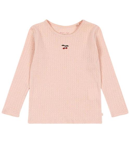Konges Sløjd Bluse - Hulmønster/Blonder - Minnie - Pale Blush