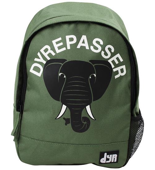 DYR Børnehavetaske - Dyrpasser - Khaki m. Elefant