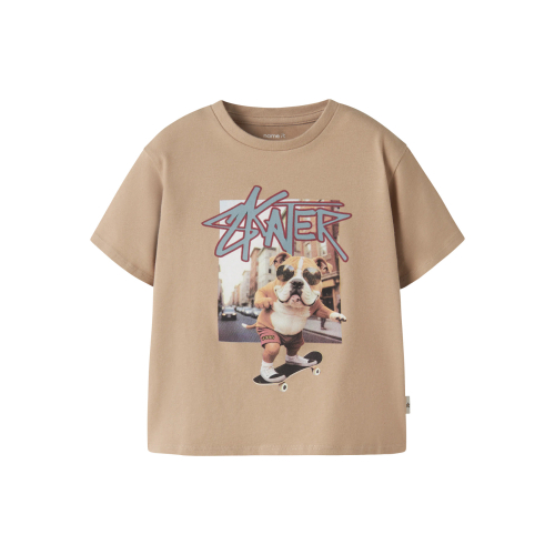 NAME IT T-shirt Laus Sesame