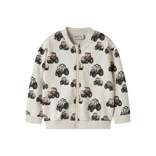 NAME IT Sweat Cardigan Libertus Peyote Melange