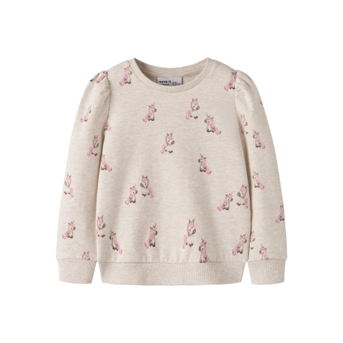 NAME IT Sweatshirt Laurie Peyote Melange
