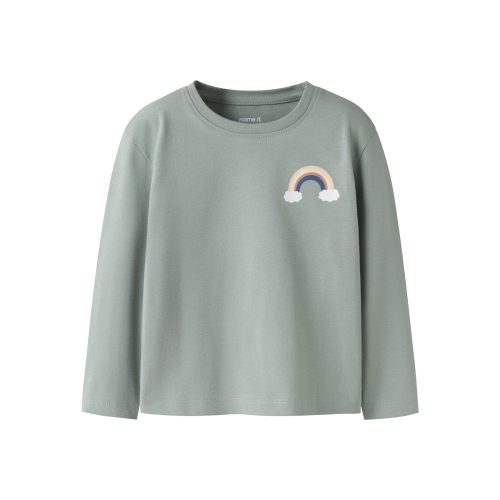 NAME IT Bluse Veen Green Milieu Rainbow