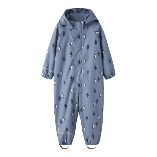 NAME IT Regndragt Dry10 Fleece Country Blue