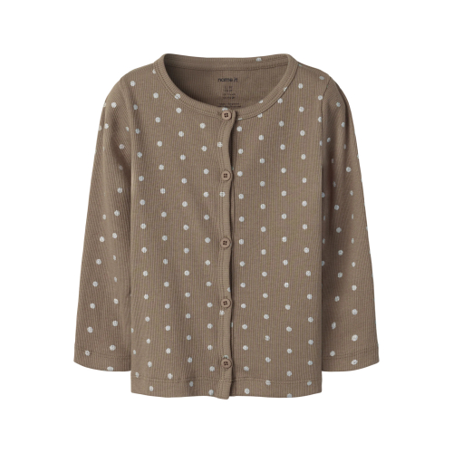 NAME IT Cardigan Lona Taupe Gray