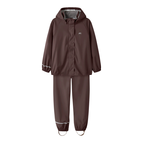 NAME IT Regntøj Dry10 Seal Brown