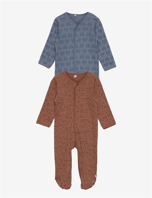Pippi | Nightsuit W/F -Buttons 2-Pack | 68