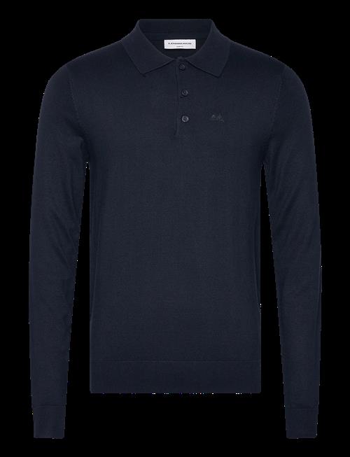 Lindbergh | Long Sleeve Knitted Poloshirt | S