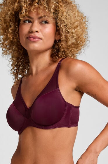 Hunkemöller Ikke-formstøbt minimizer bøjle-bh Nina Rød