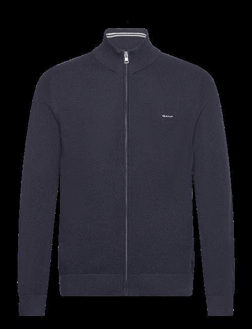 Gant | Cotton Pique Zip Cardigan | XXL
